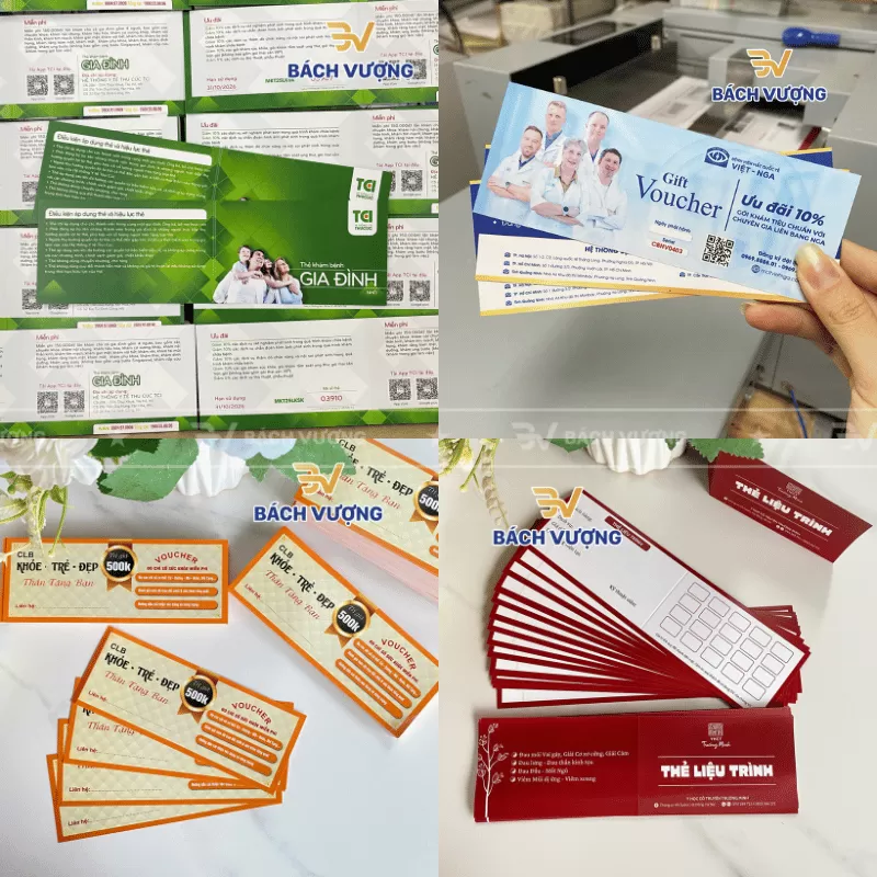 Kích thước voucher và các loại giấy in phổ biến - Bách Vượng