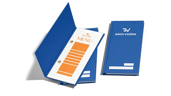 In menu, thực đơn