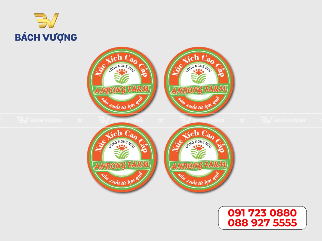 Mẫu decal nhựa đục 08