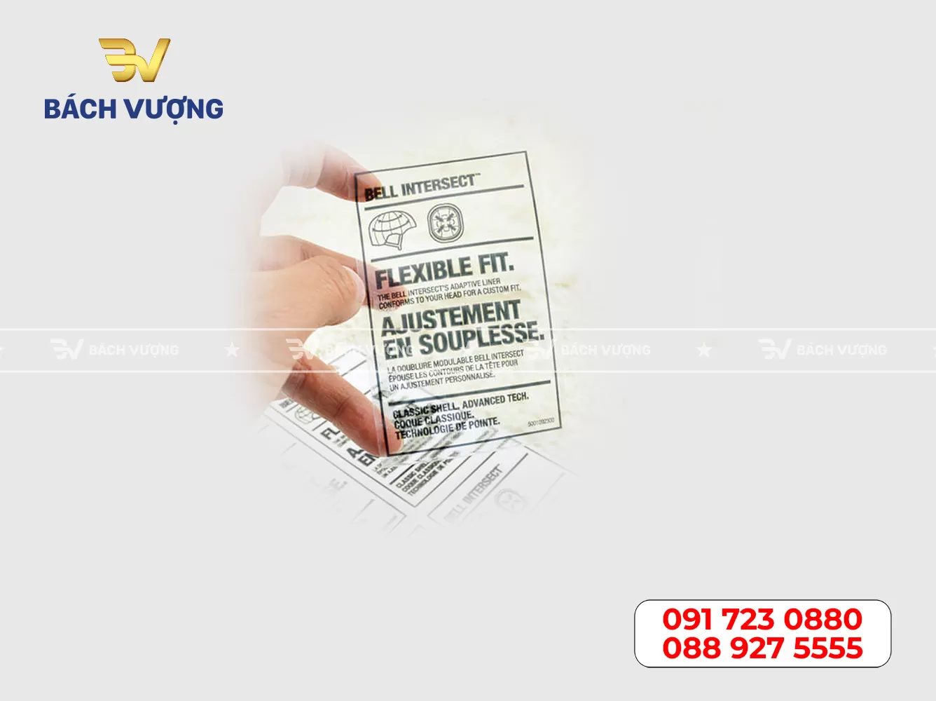 In tem decal nhựa trong