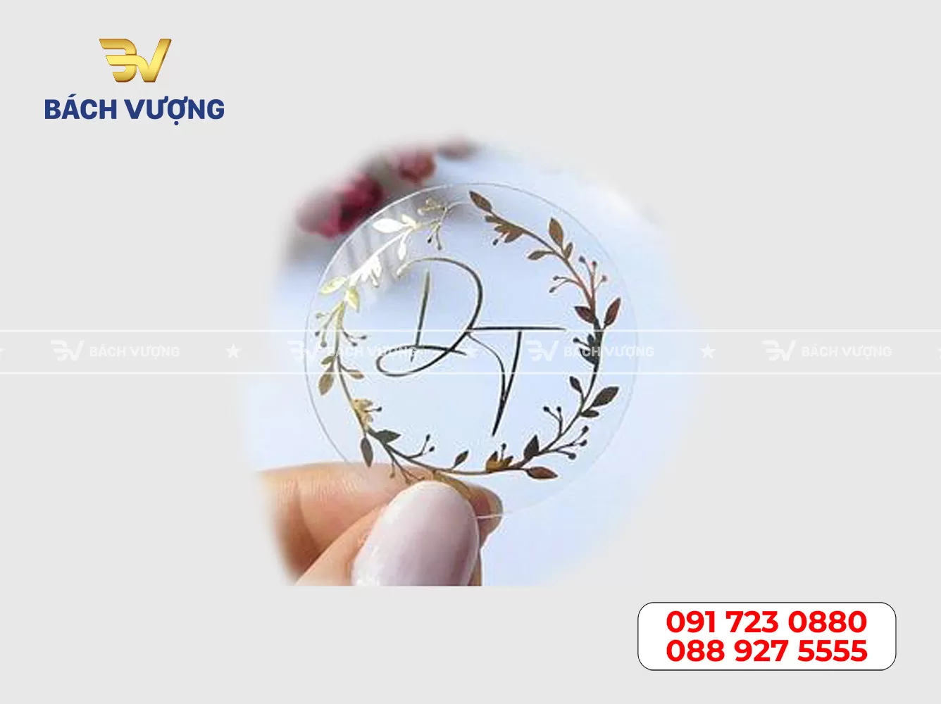 In tem decal nhựa trong