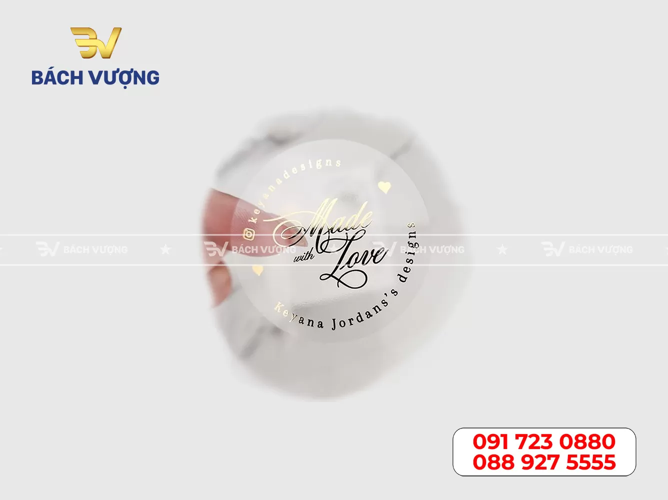 Mẫu decal nhựa trong 08