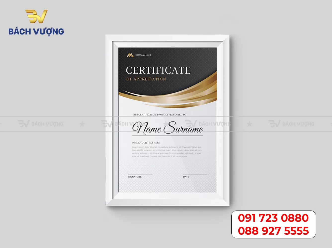 Mẫu giấy khen, chứng chỉ 15