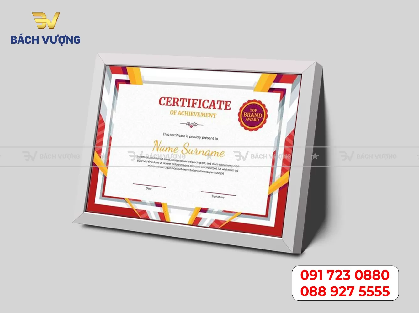 Mẫu giấy khen, chứng chỉ 15