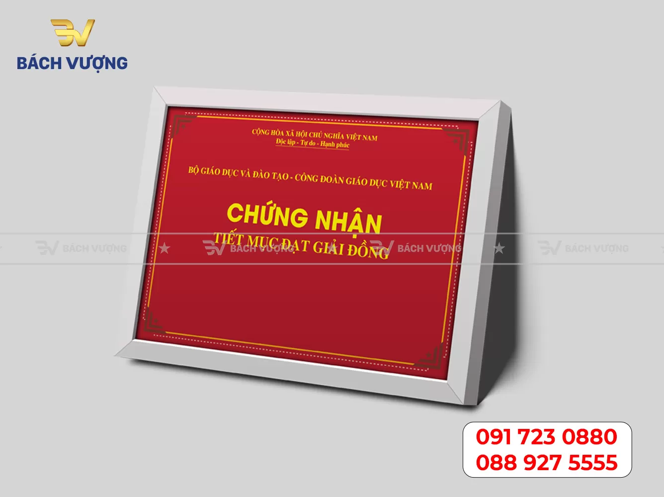 Mẫu giấy khen, chứng chỉ 14