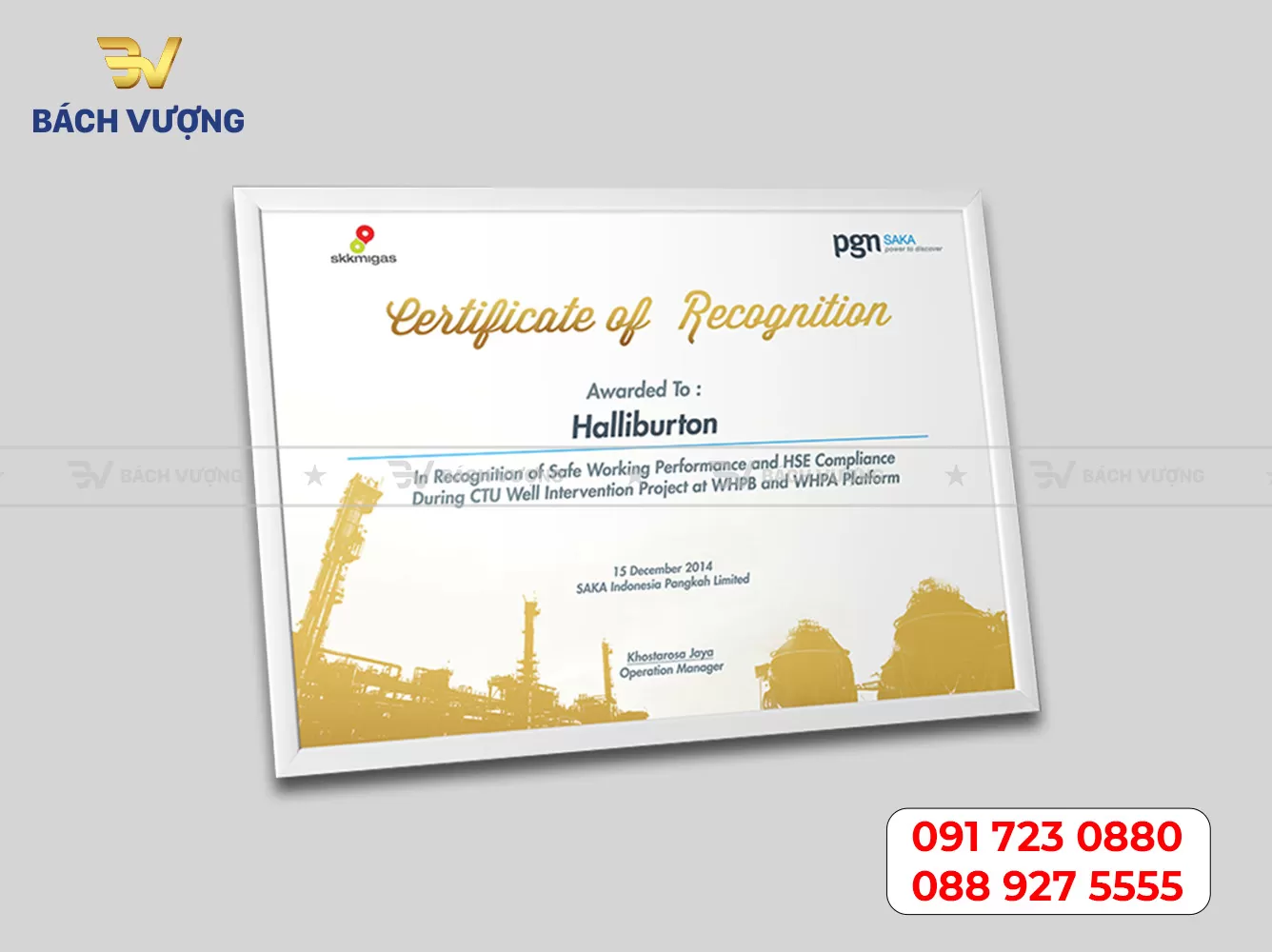 Mẫu giấy khen, chứng chỉ 15