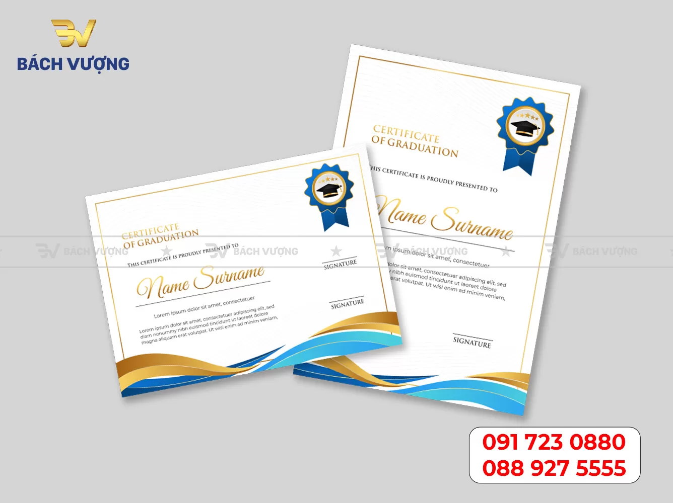 Mẫu giấy khen, chứng chỉ 15