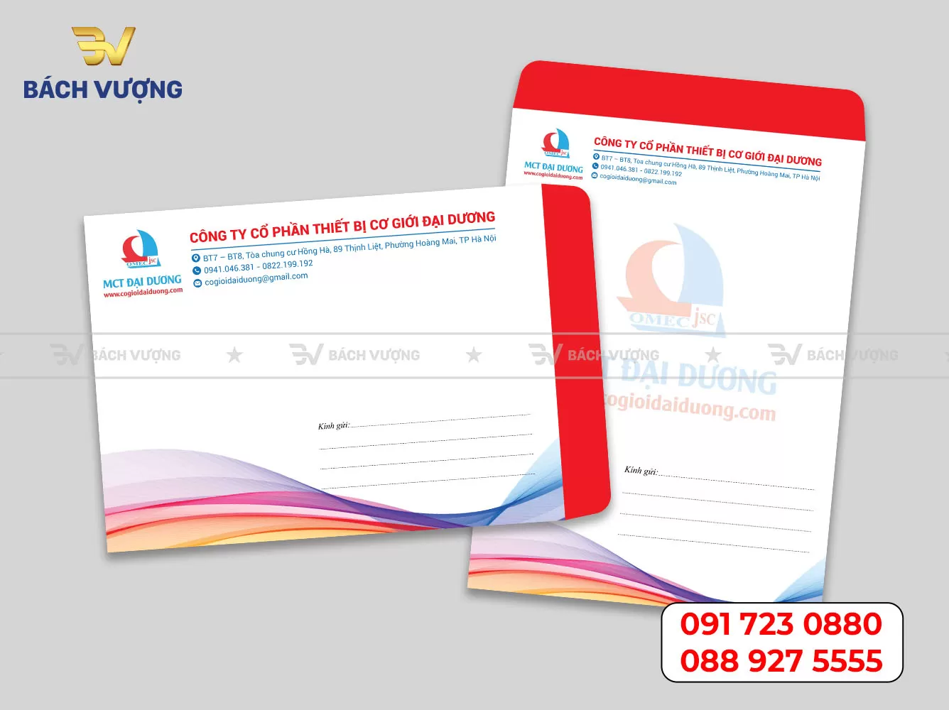 In phong bì thư số lượng ít