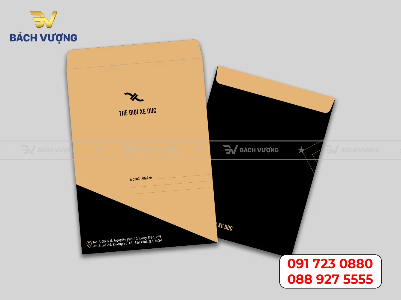 In phong bì thư số lượng ít