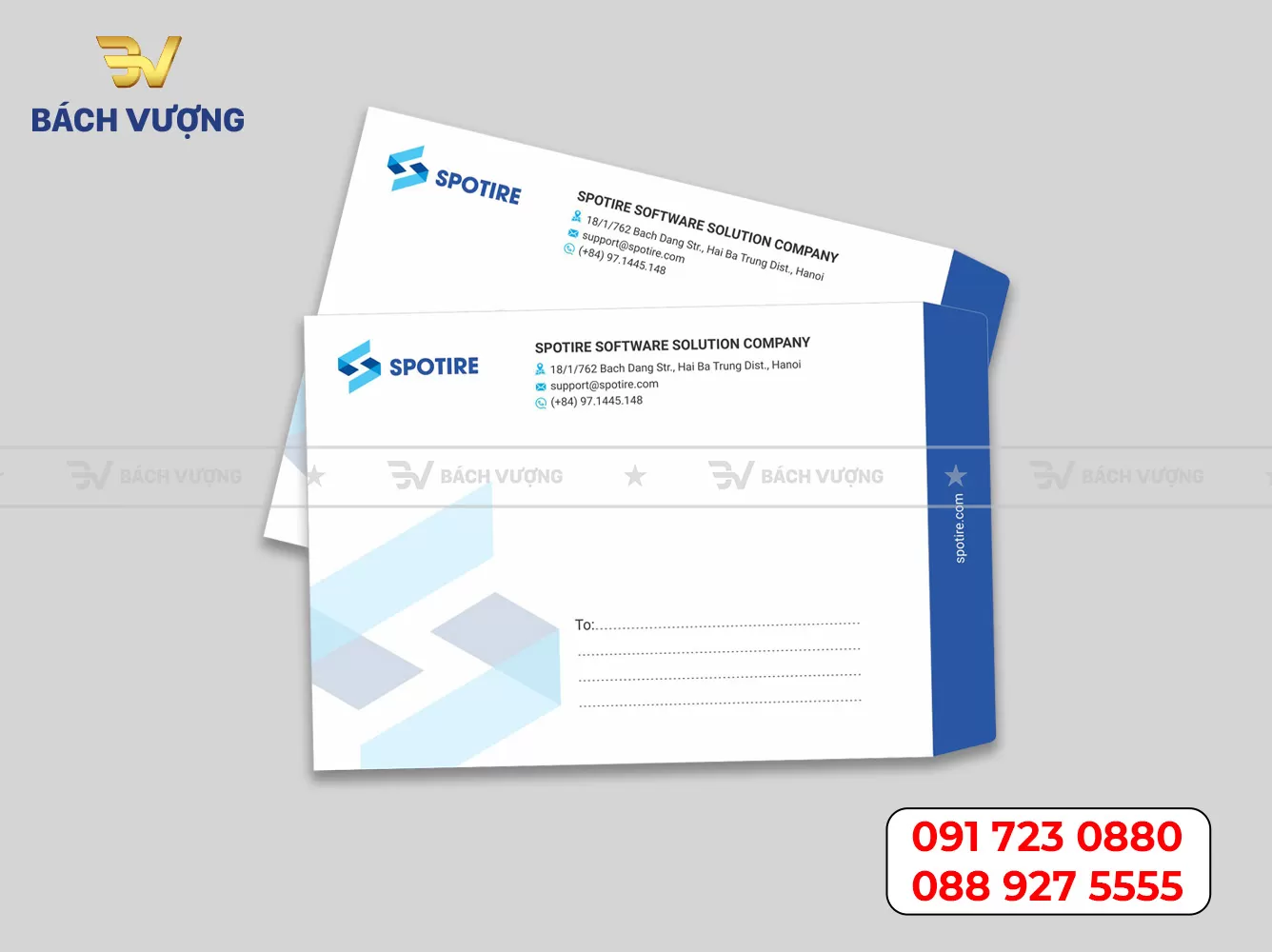 Mẫu phong bì thư - Mẫu 10