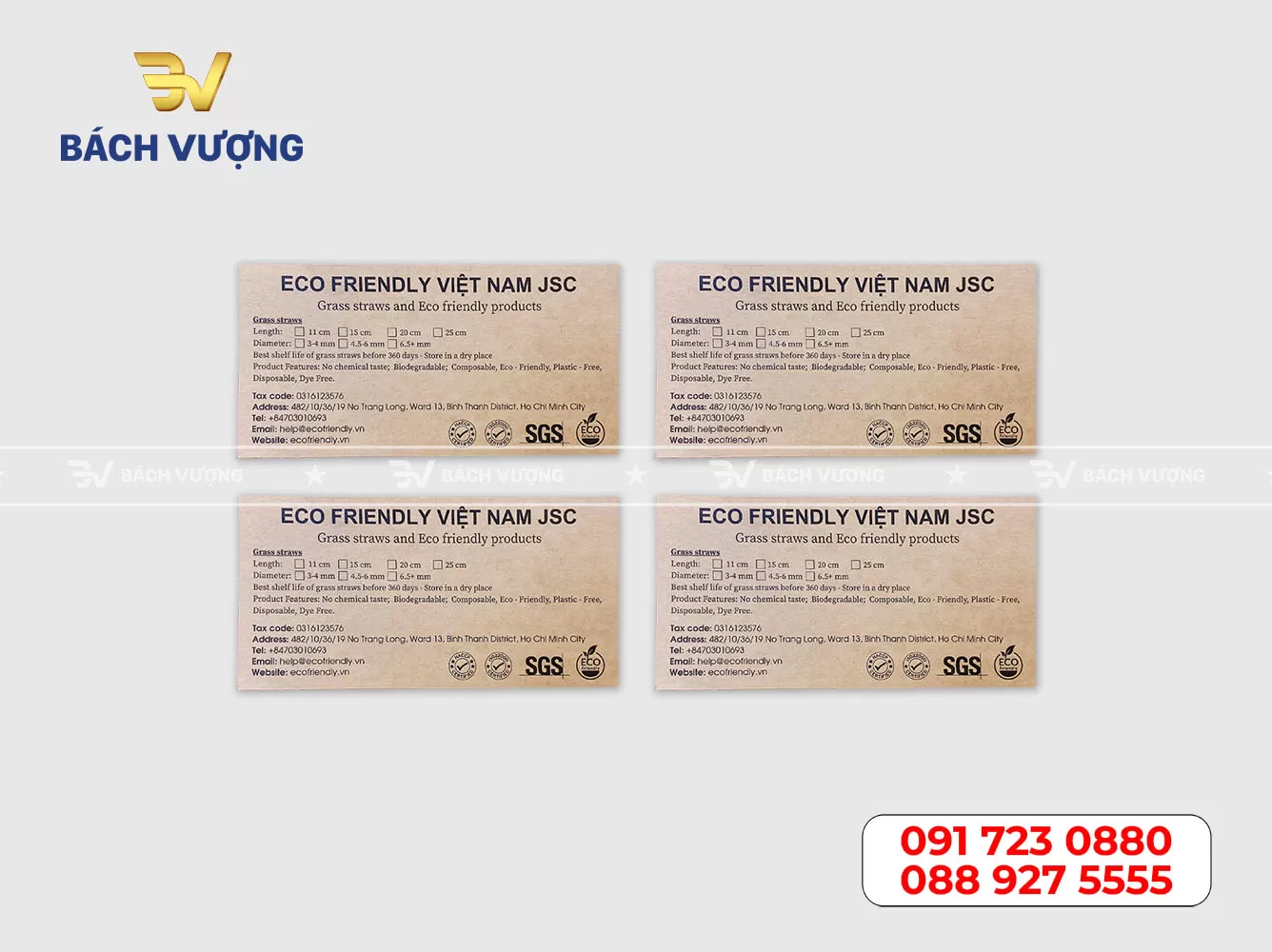 Mẫu tem decal kraft 15