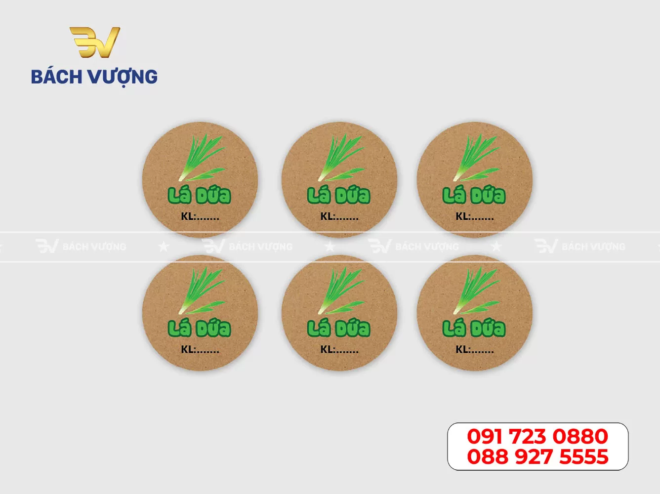 Mẫu tem decal kraft 15