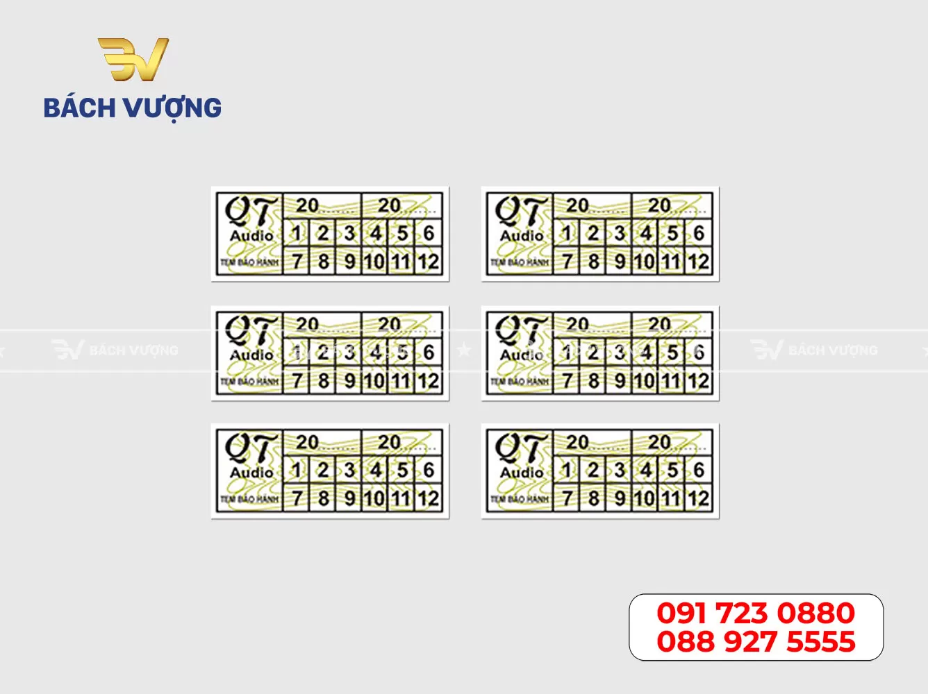 Mẫu tem bảo hành 07