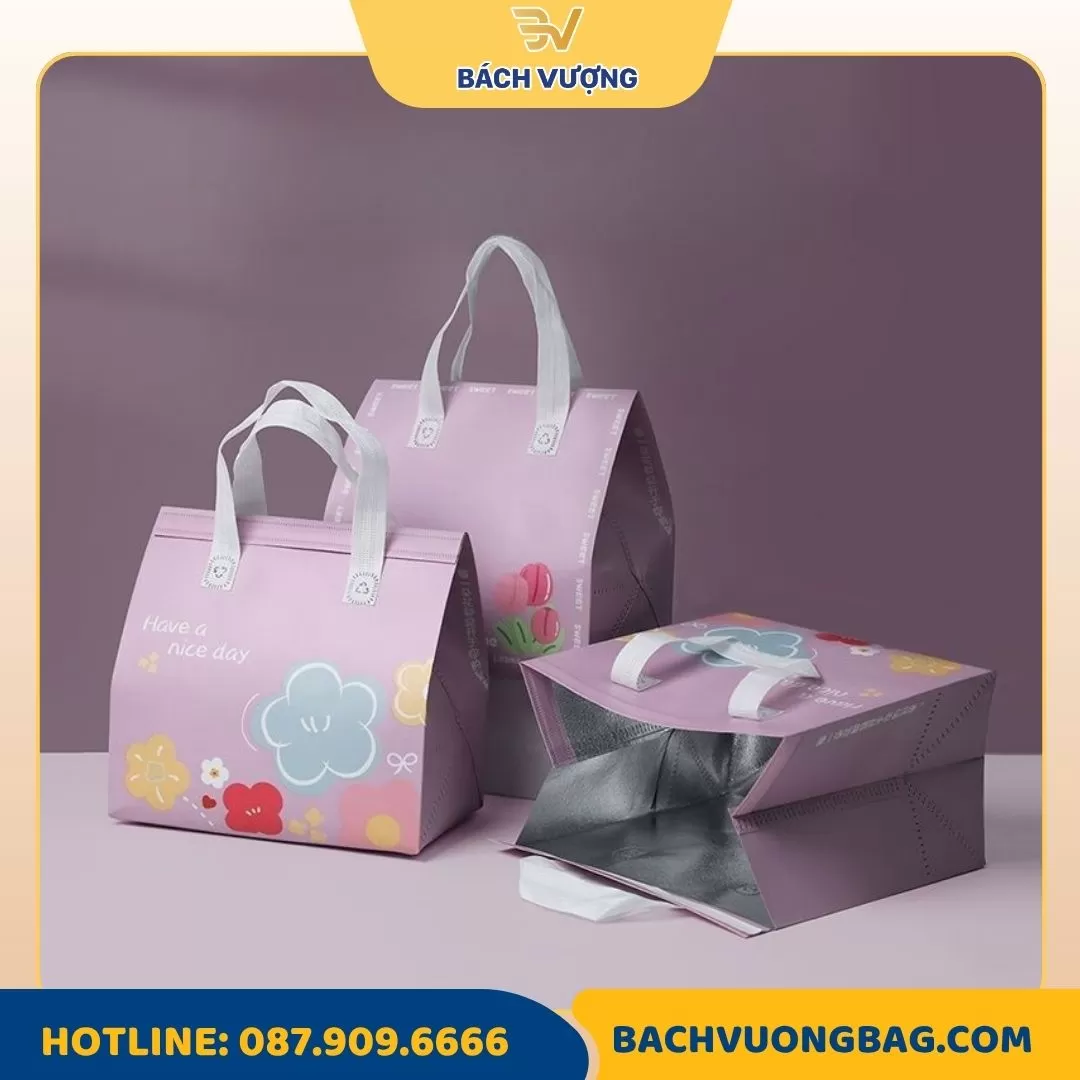 Dịch vụ in túi giữ nhiệt theo yêu cầu tại Bách Vượng