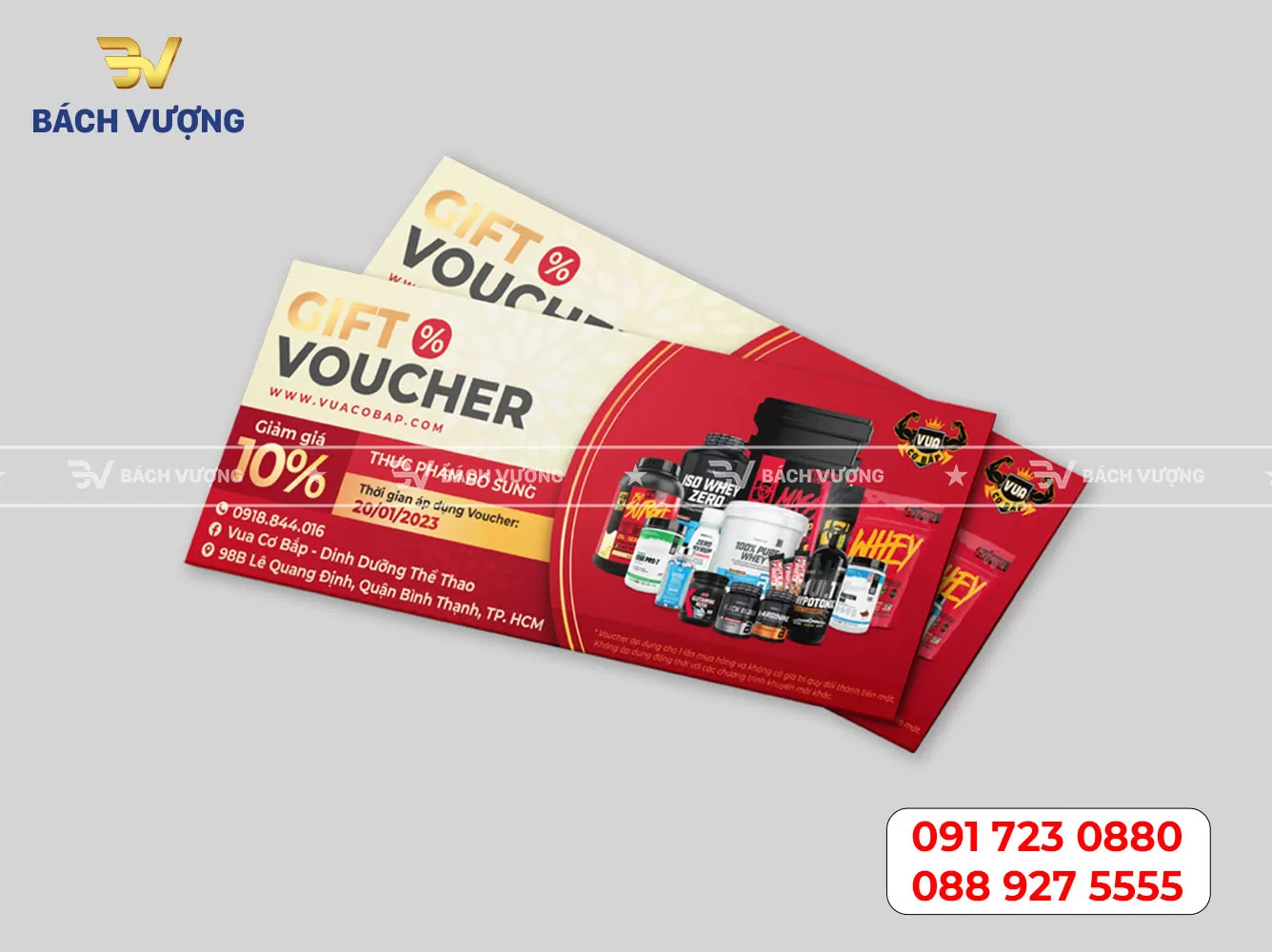 In voucher số lượng ít