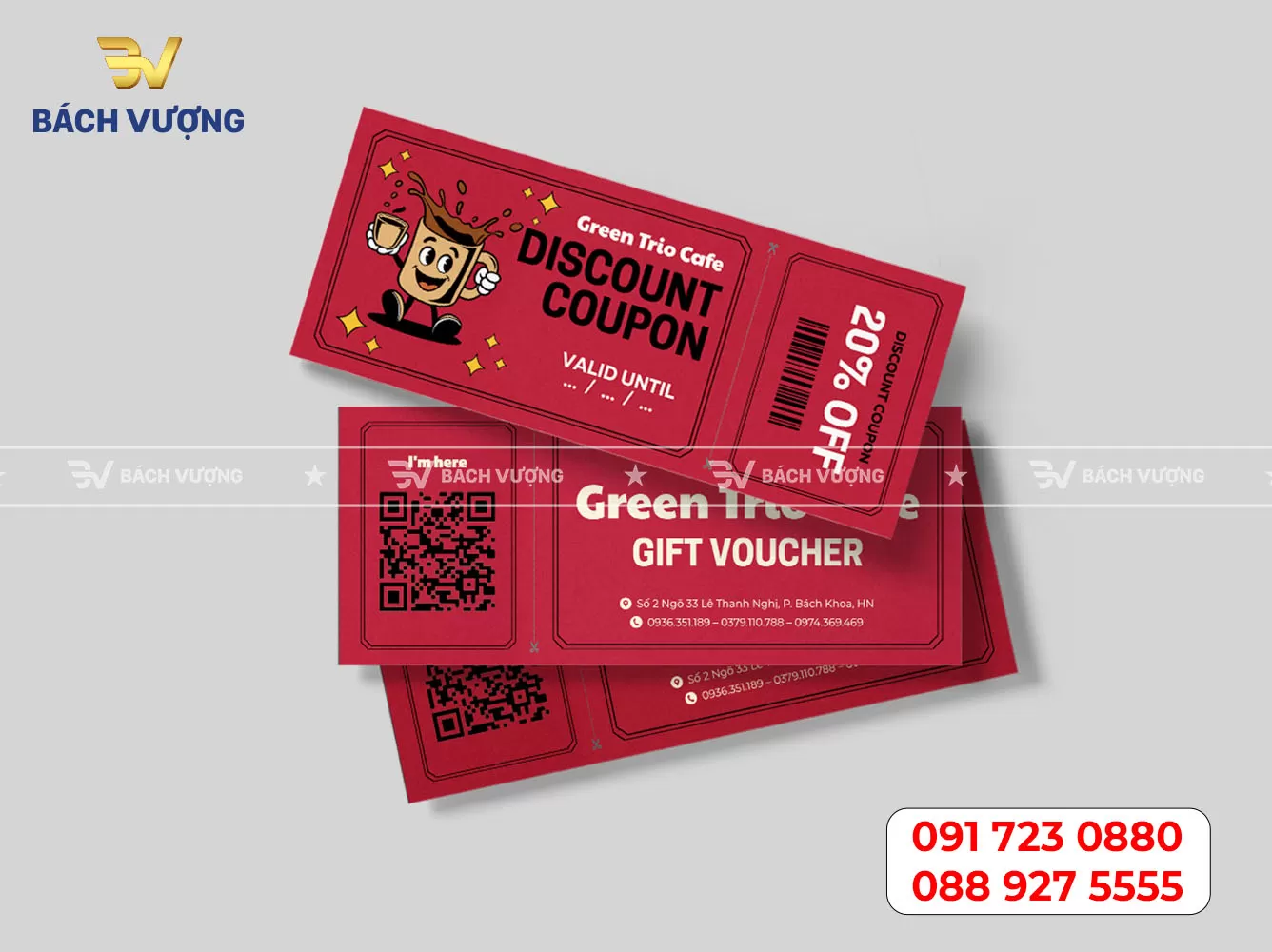 In voucher số lượng ít