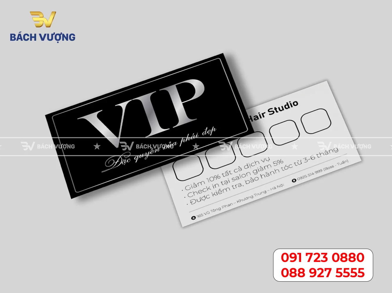 In voucher số lượng ít