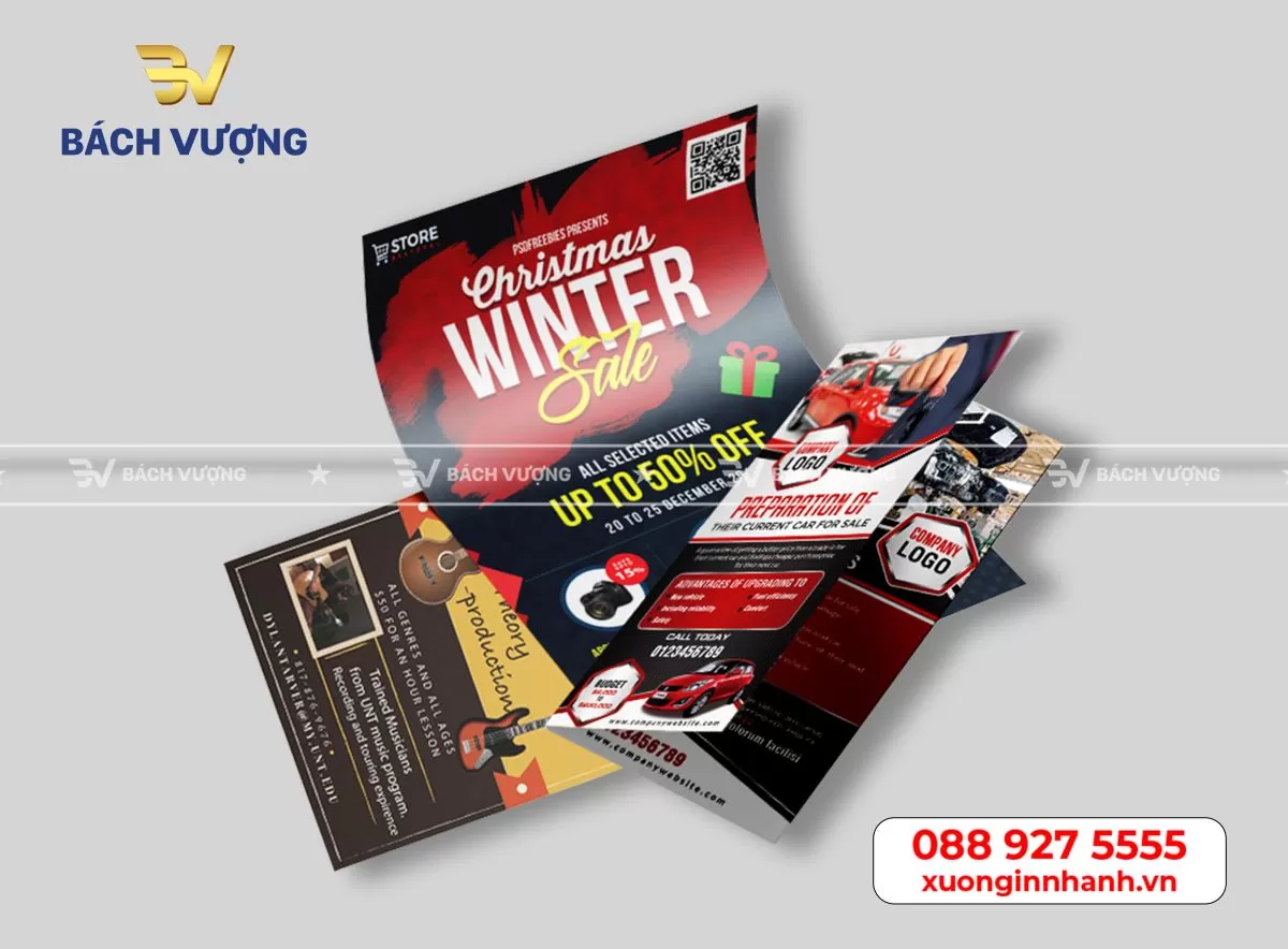 Xưởng in tờ rơi, tờ gấp giá rẻ tại Hà Nội