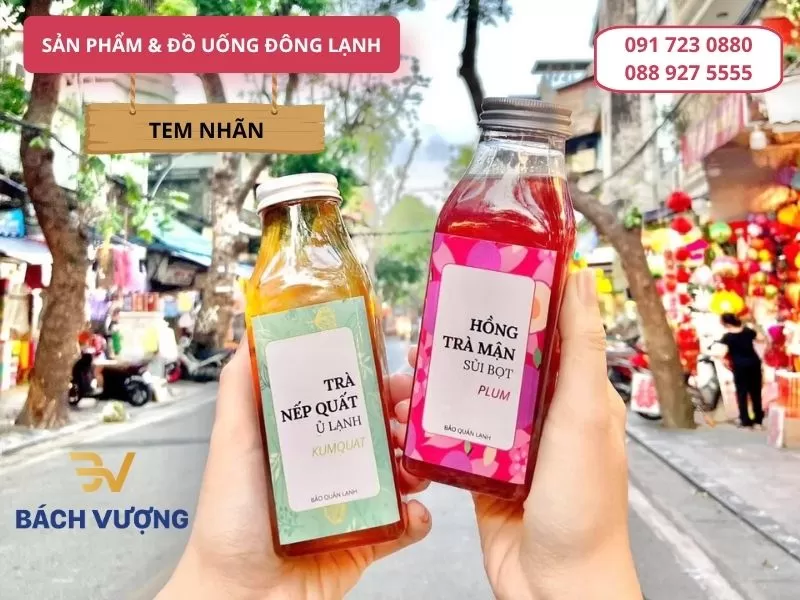 Tem nhãn cho sản phẩm đông lạnh